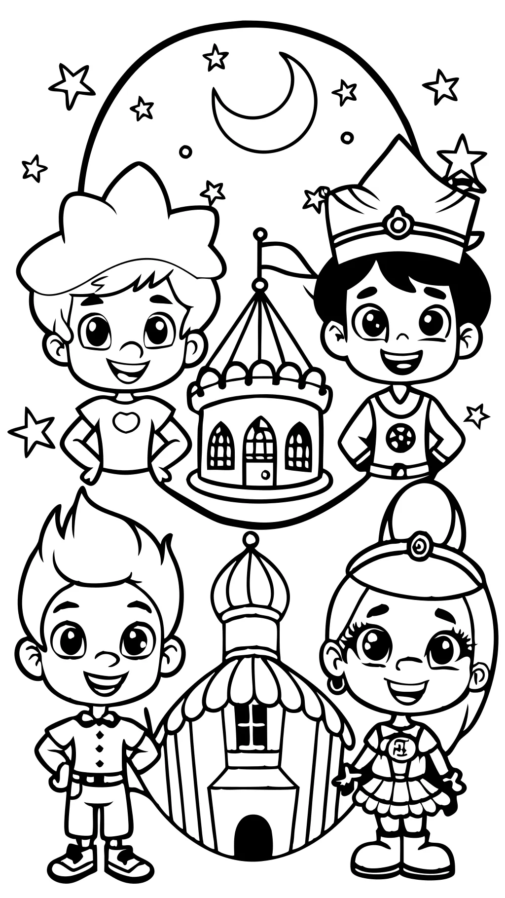 descendants 4 coloring pages printable